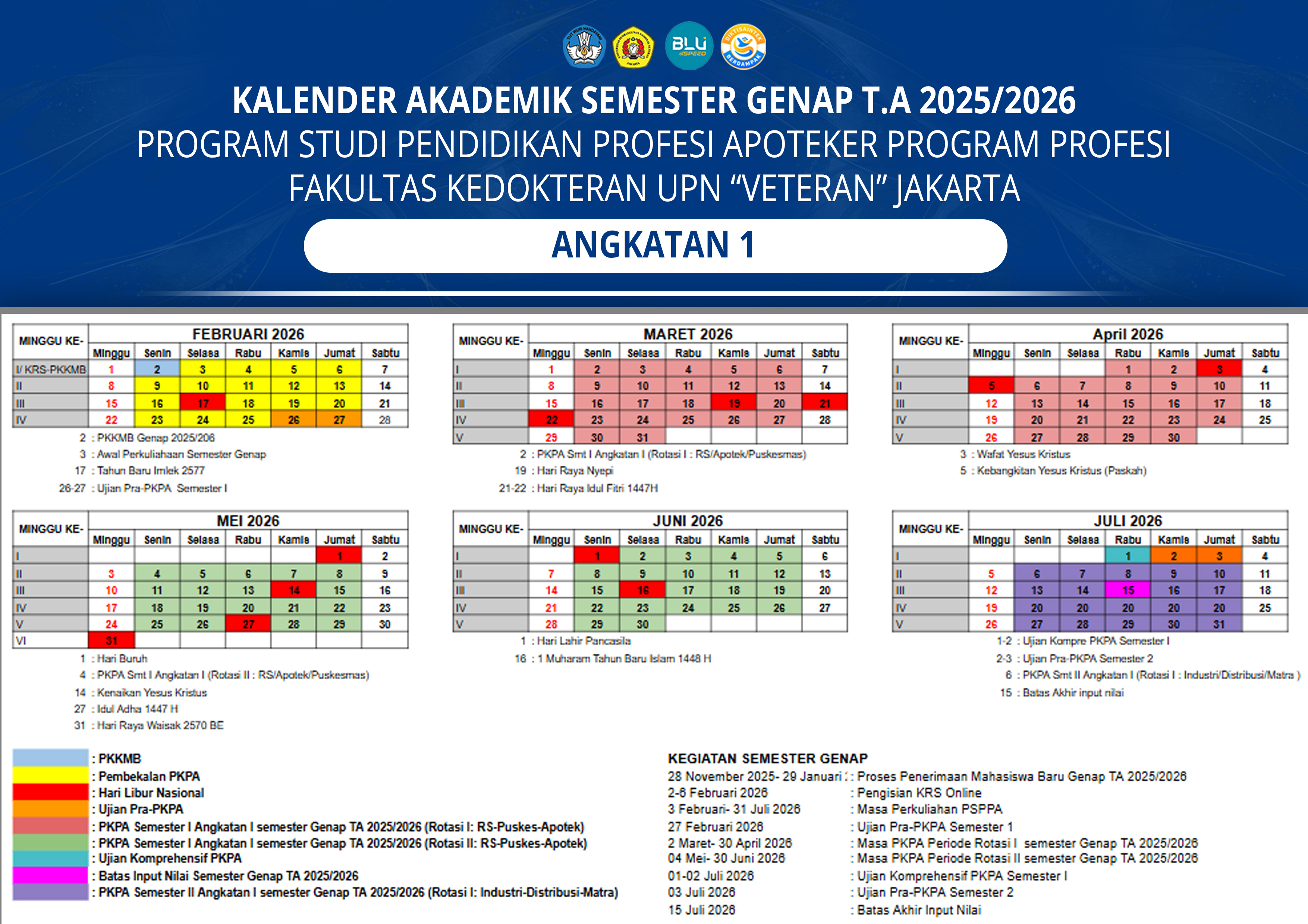 Kalender Akademik 1