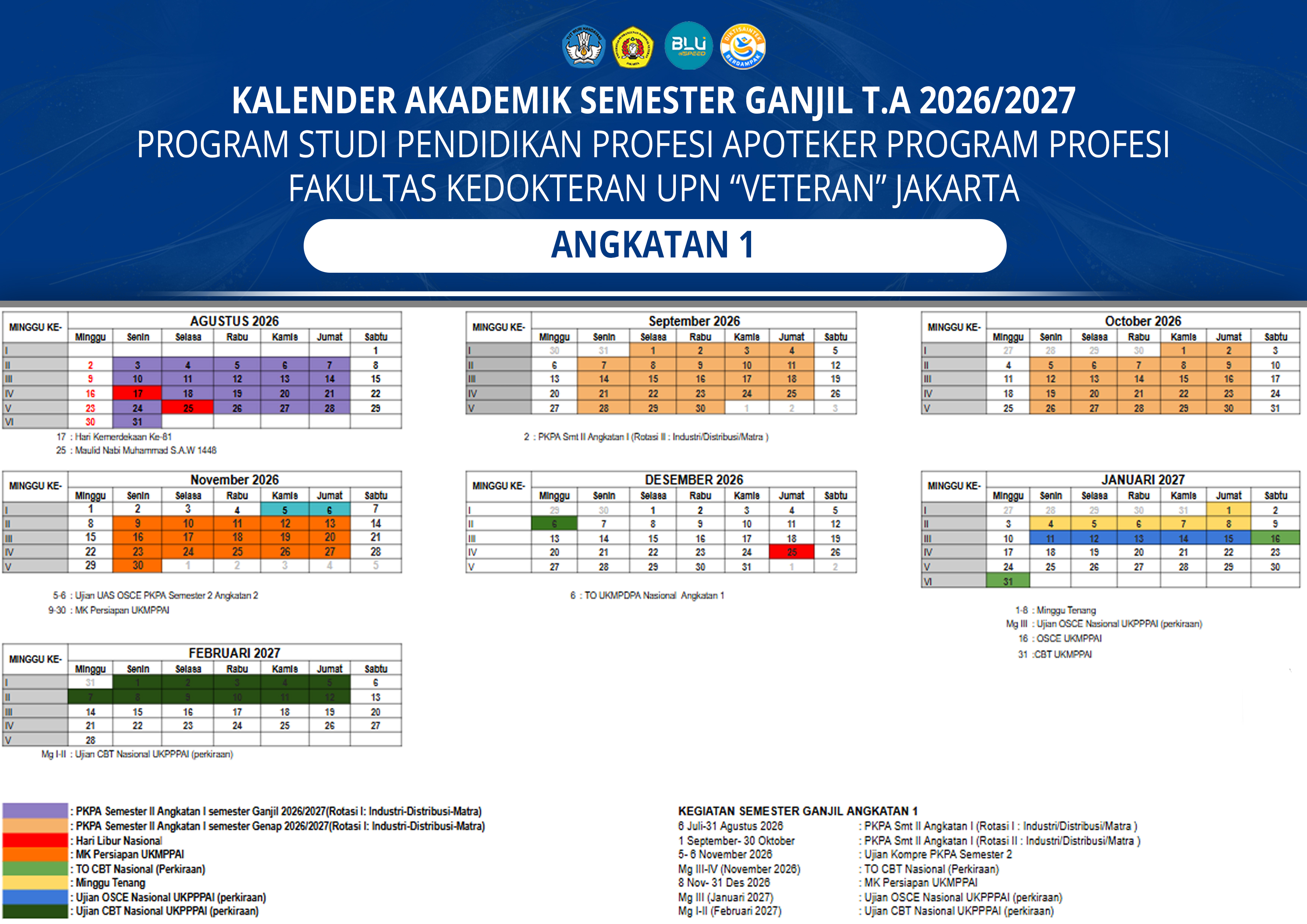 Kalender Akademik 2